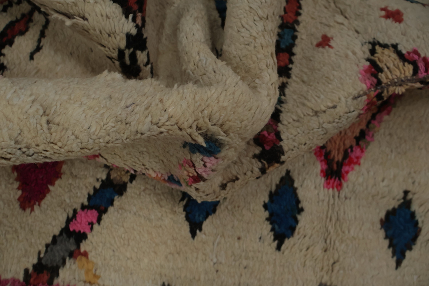 Modern Moroccan Wool Area Rug 6'x9'