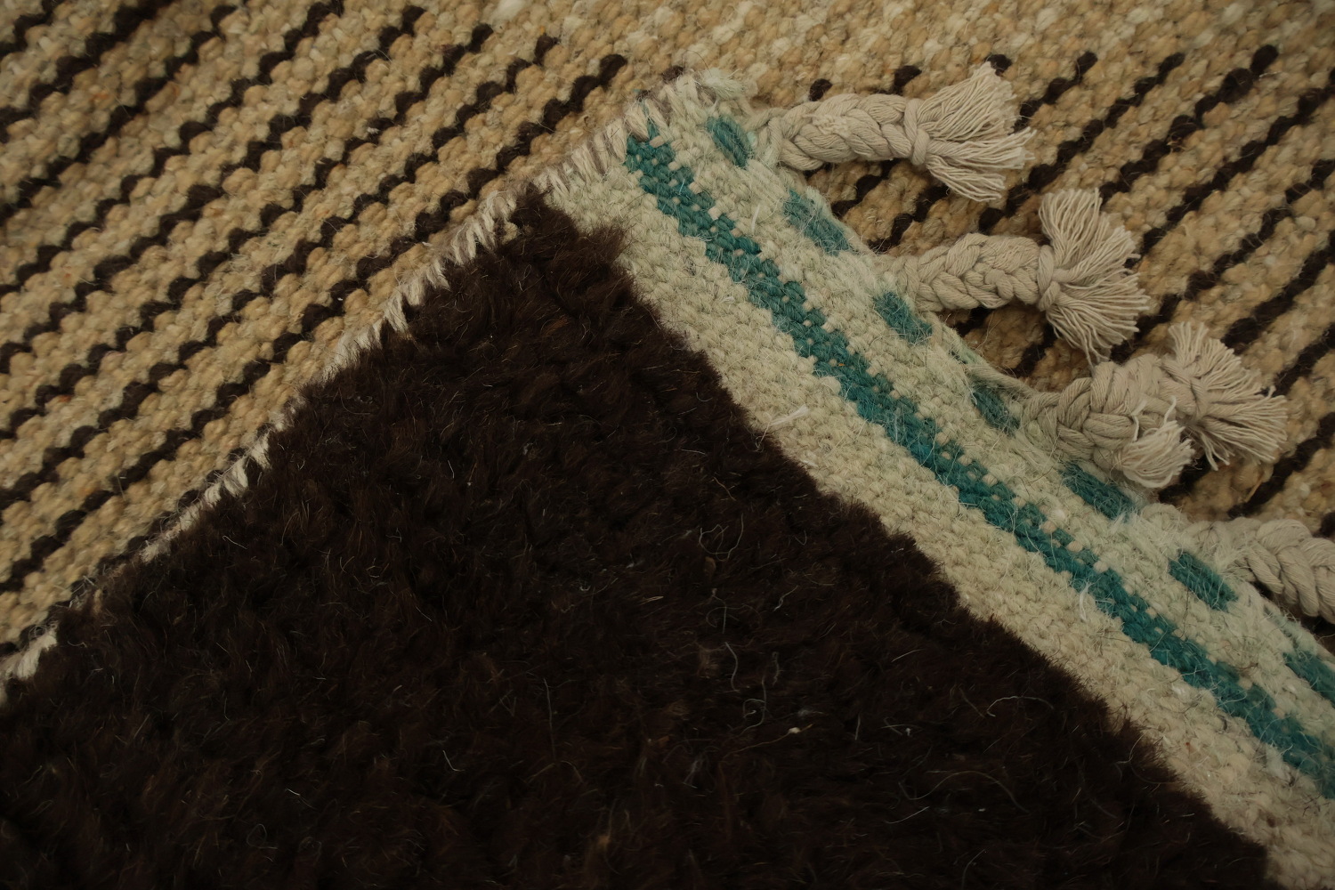 Organic Moroccan Handmade Large Rug 10x15 with Tribal Design