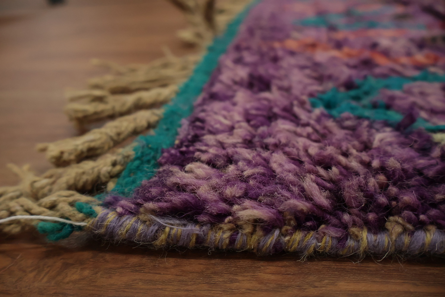 Colorful Moroccan Wool Area Rug 9x13 for a Trendy Home Decor