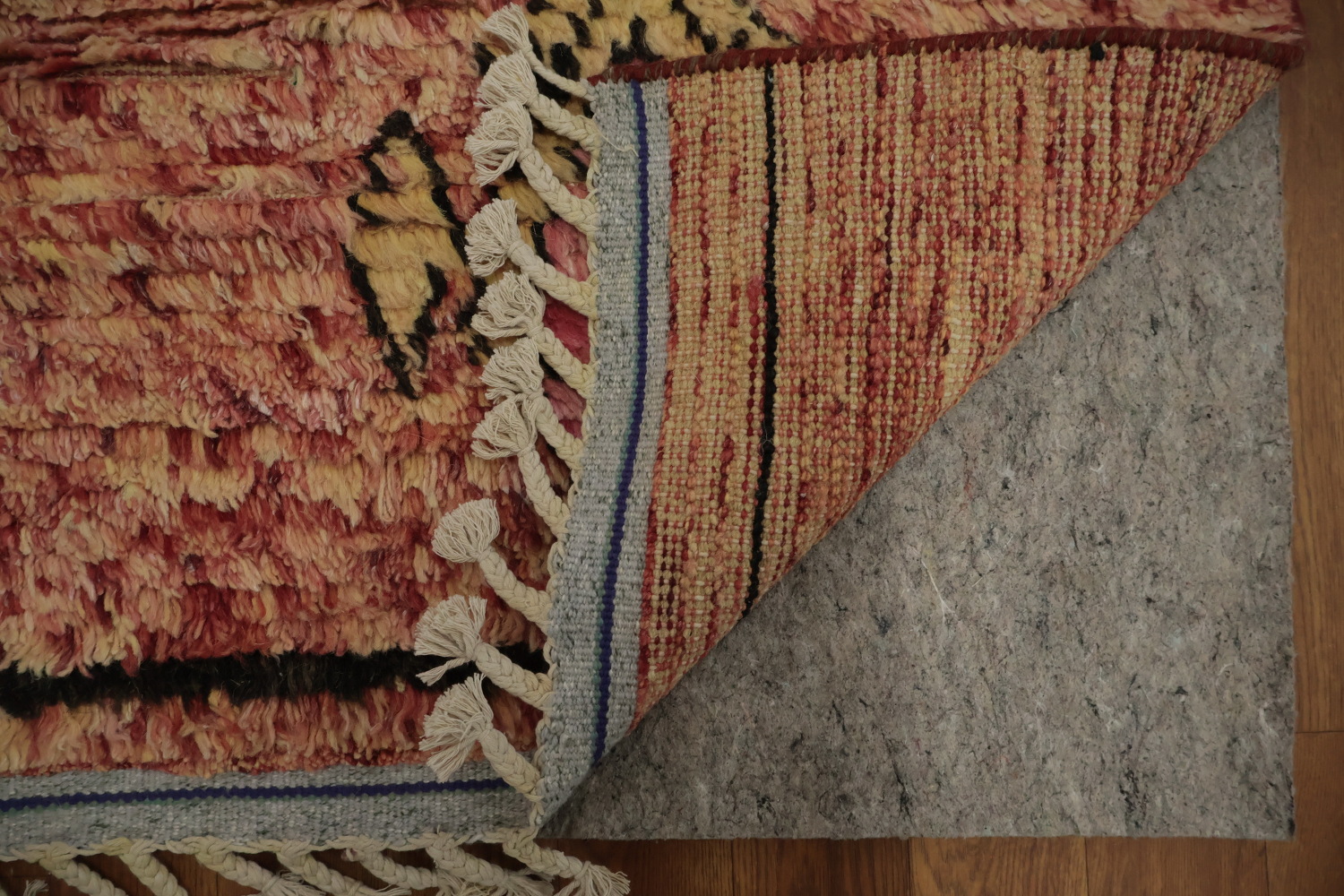 Geometric Moroccan Wool Area Rug 6x10