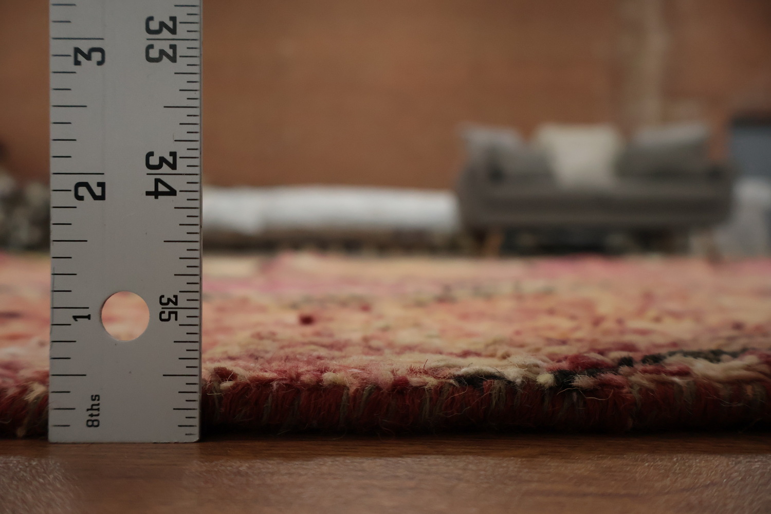 Geometric Moroccan Wool Area Rug 6x10
