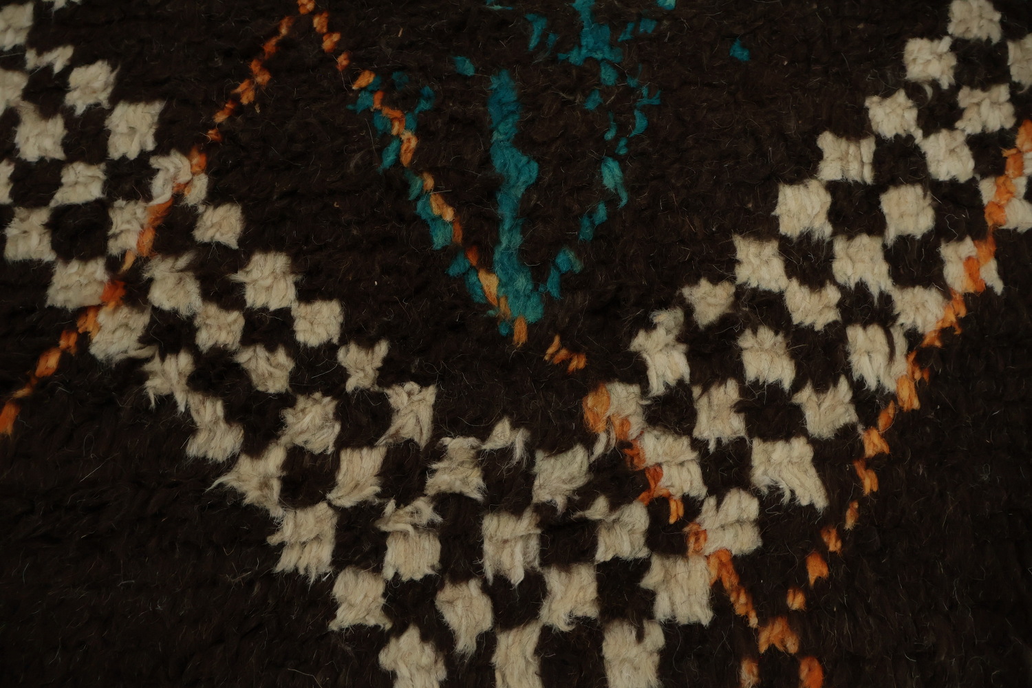 Dark-Toned Moroccan Large Rug 10x15 with Exquisite Geometric Patterns