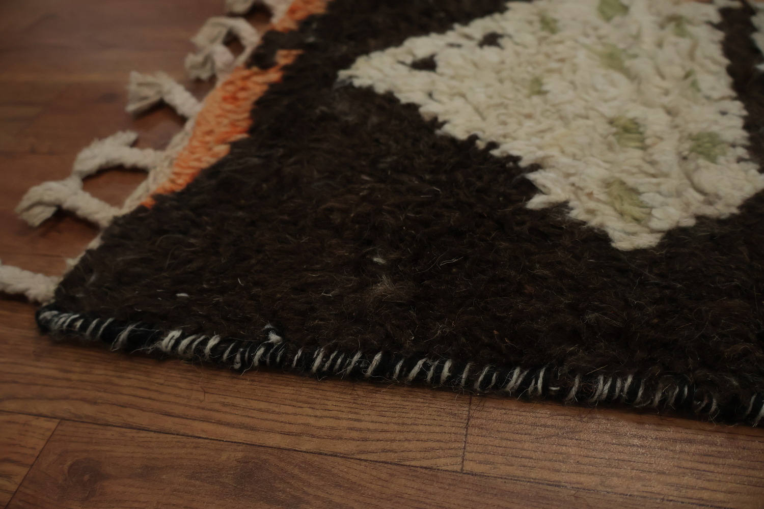 Bold Elements Geometric Moroccan Wool Large Rug 10x15