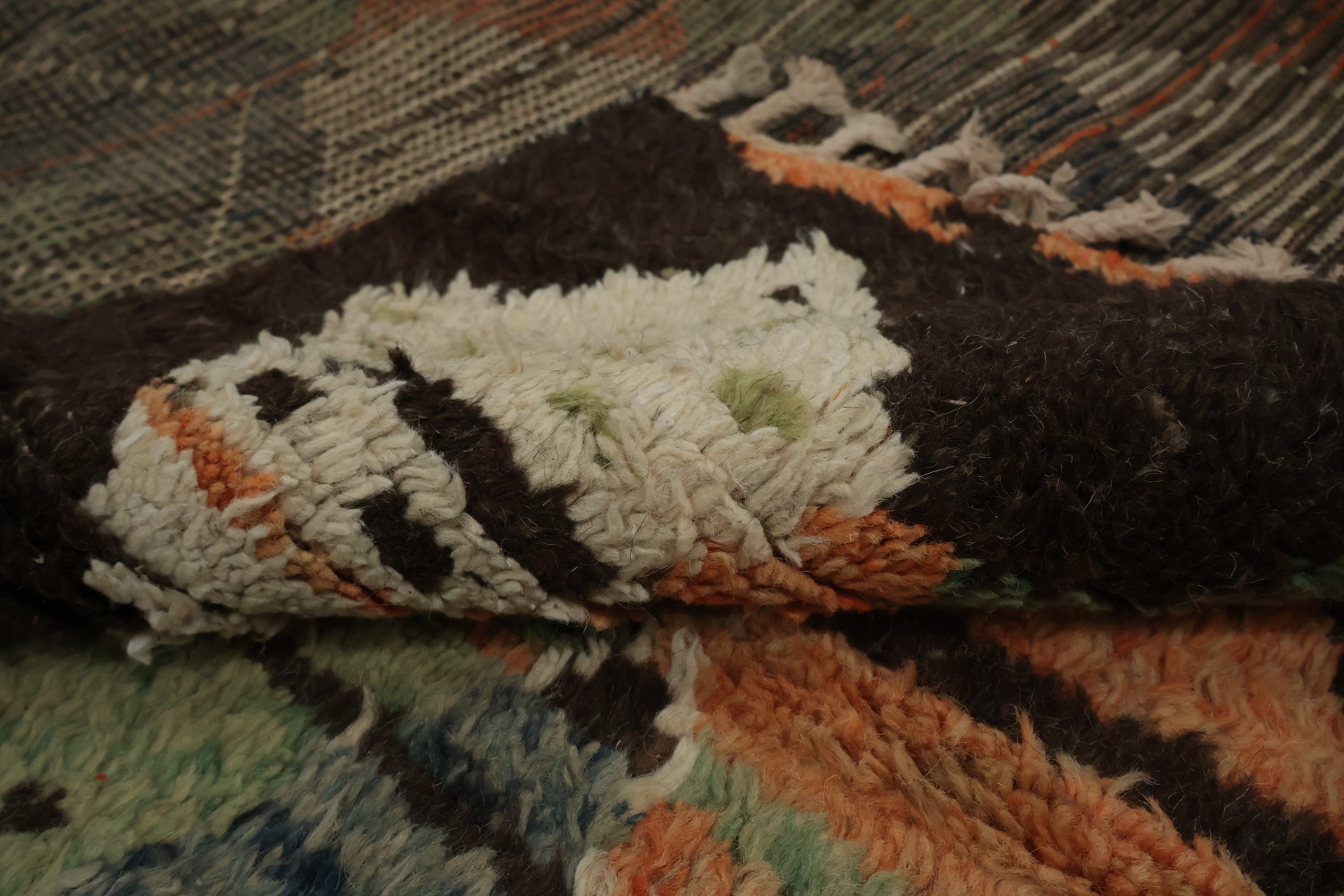 Bold Elements Geometric Moroccan Wool Large Rug 10x15
