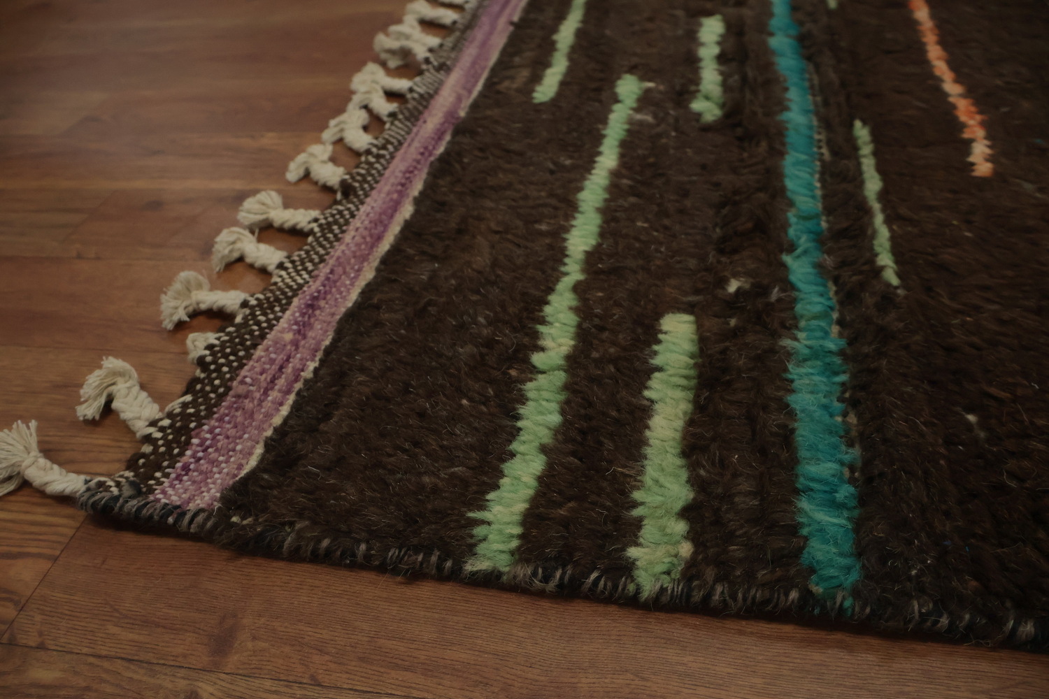 Artistic Moroccan Wool Large Rug 10x15 Infused with Vibrant Rich Hues