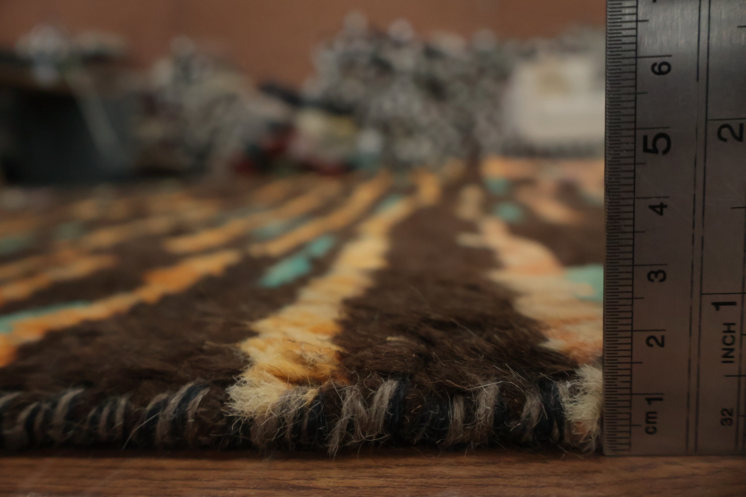 Artistic Moroccan Wool Large Rug 10x15 Infused with Vibrant Rich Hues