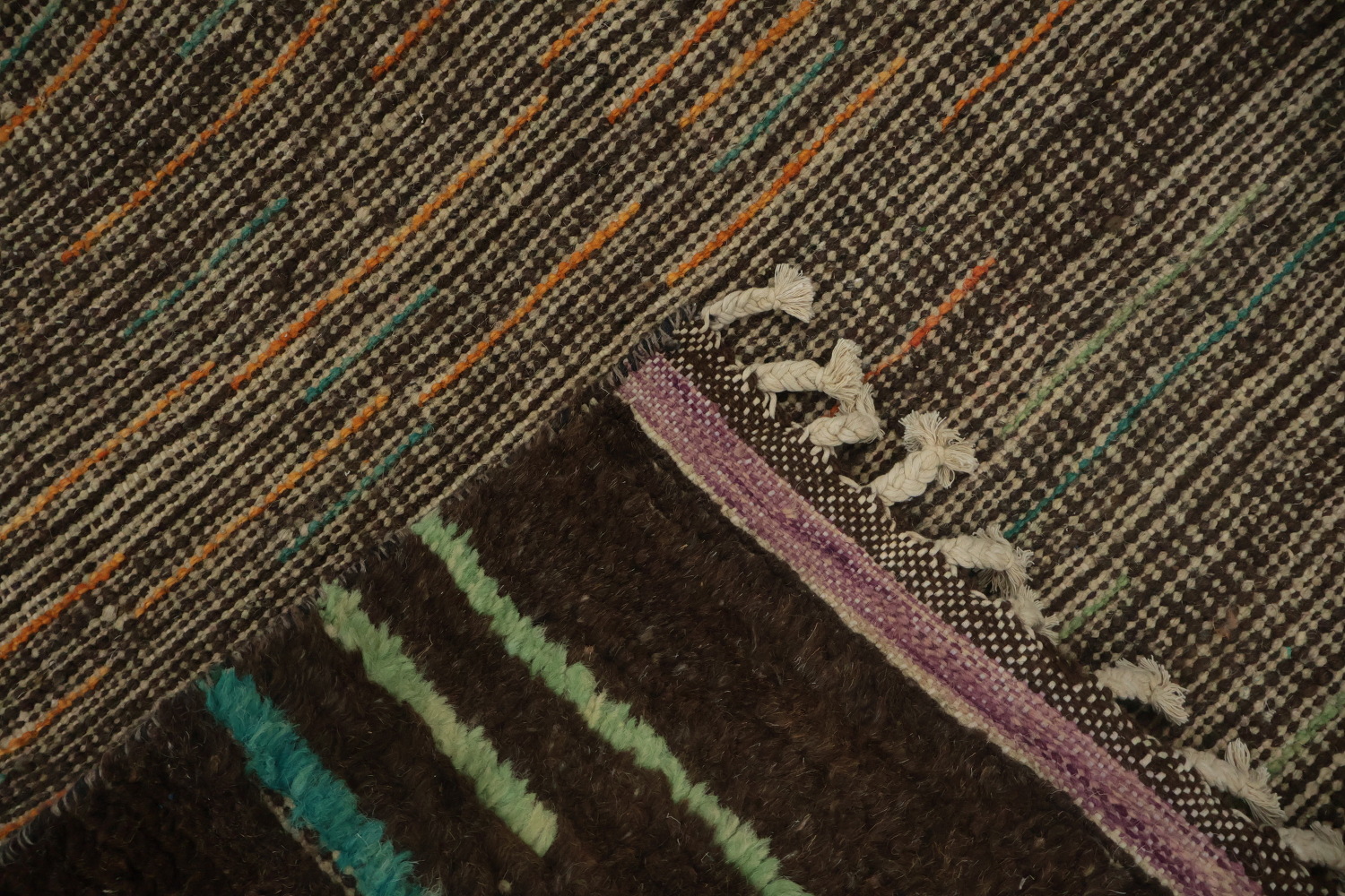 Artistic Moroccan Wool Large Rug 10x15 Infused with Vibrant Rich Hues