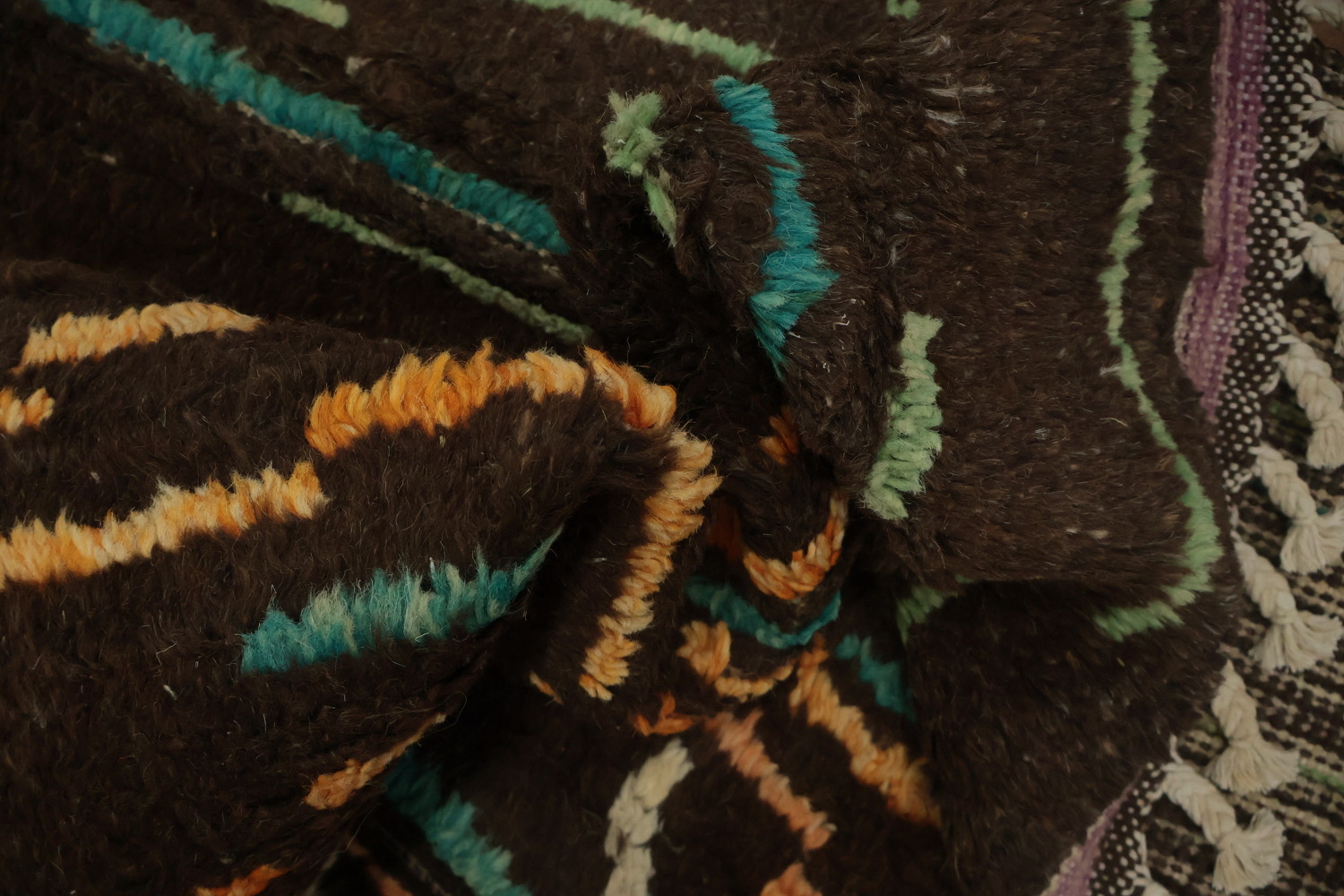 Artistic Moroccan Wool Large Rug 10x15 Infused with Vibrant Rich Hues