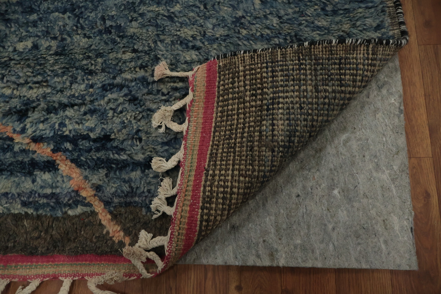 Artistic Moroccan Large Rug 12x19 with Vivid Colors and Abstract Design