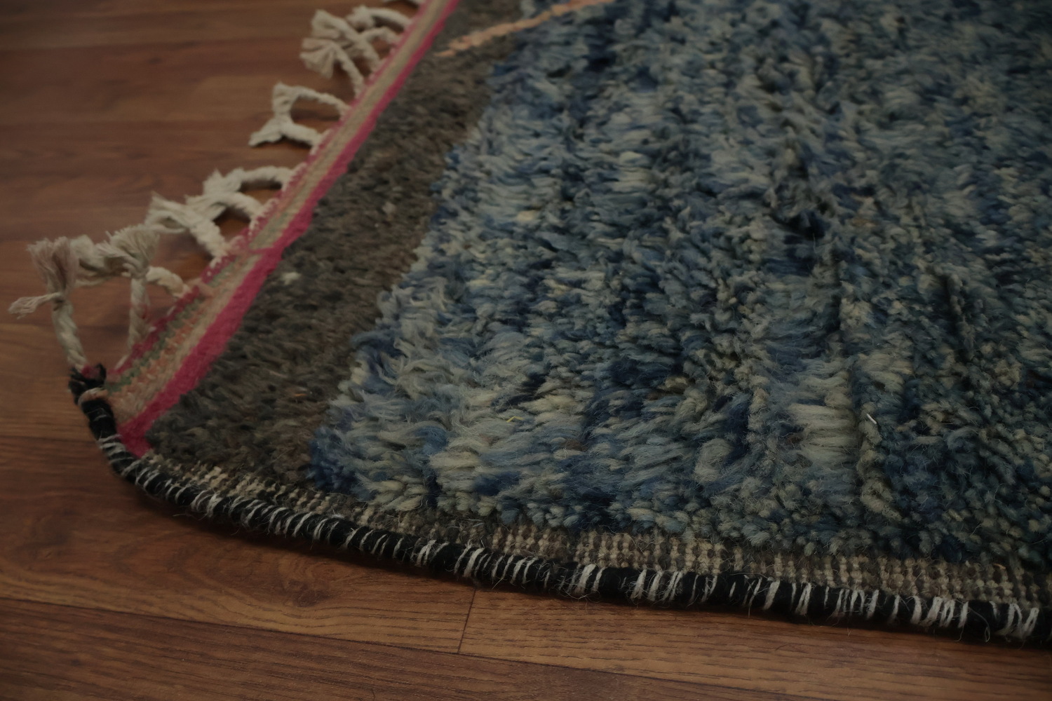 Artistic Moroccan Large Rug 12x19 with Vivid Colors and Abstract Design