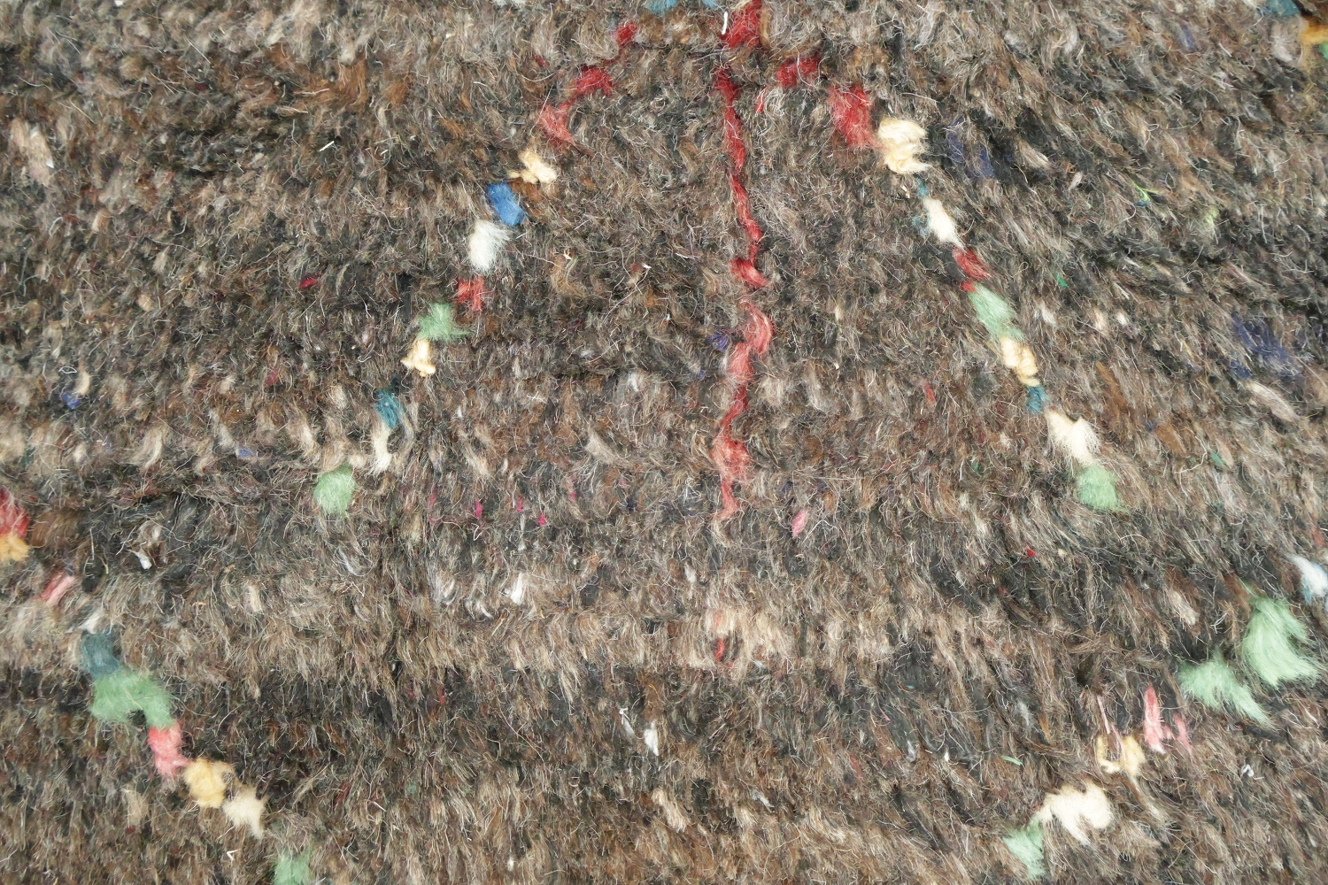 Modern Bohemian Charcoal Rug with Abstract Geometric Designs 6x10 ft