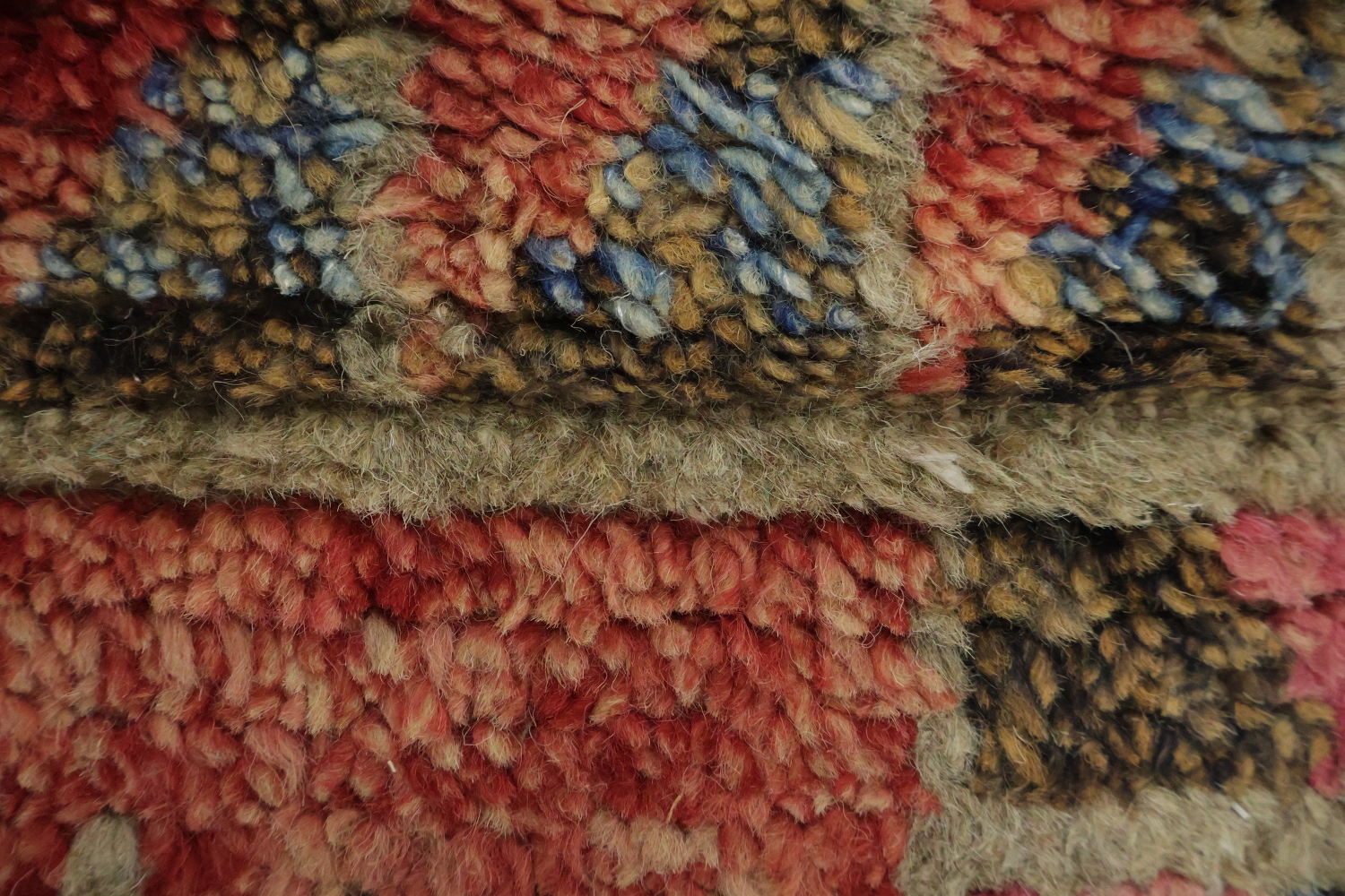 Geometric Moroccan Wool Runner Rug 2x13