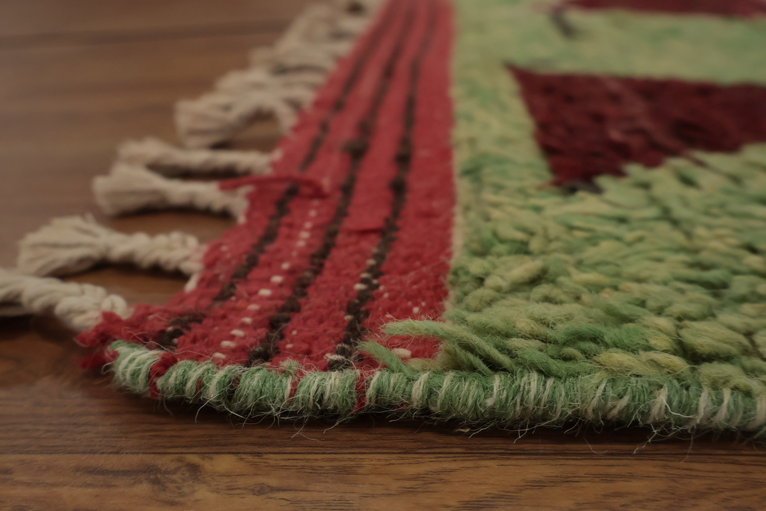 Artistic Moroccan Runner Rug 4x22 with Vibrant Geometric Designs