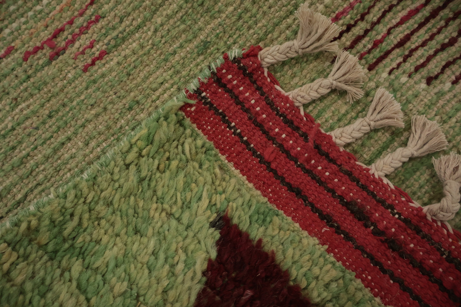 Artistic Moroccan Runner Rug 4x22 with Vibrant Geometric Designs
