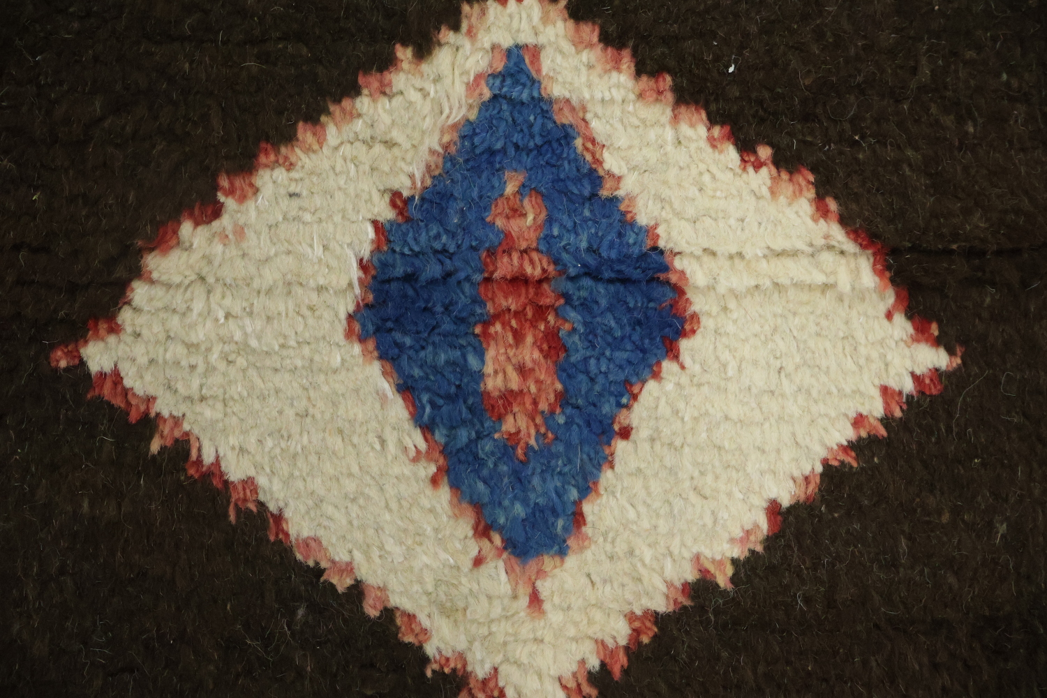 Colorful Moroccan Diamond Motif Rug - Perfect for Hallways 12' 9'' X 2' 11''