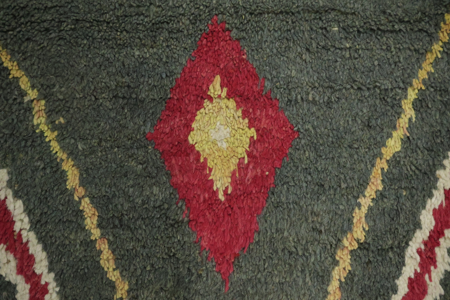 Tribal Moroccan Wool Runner Rug 4x11