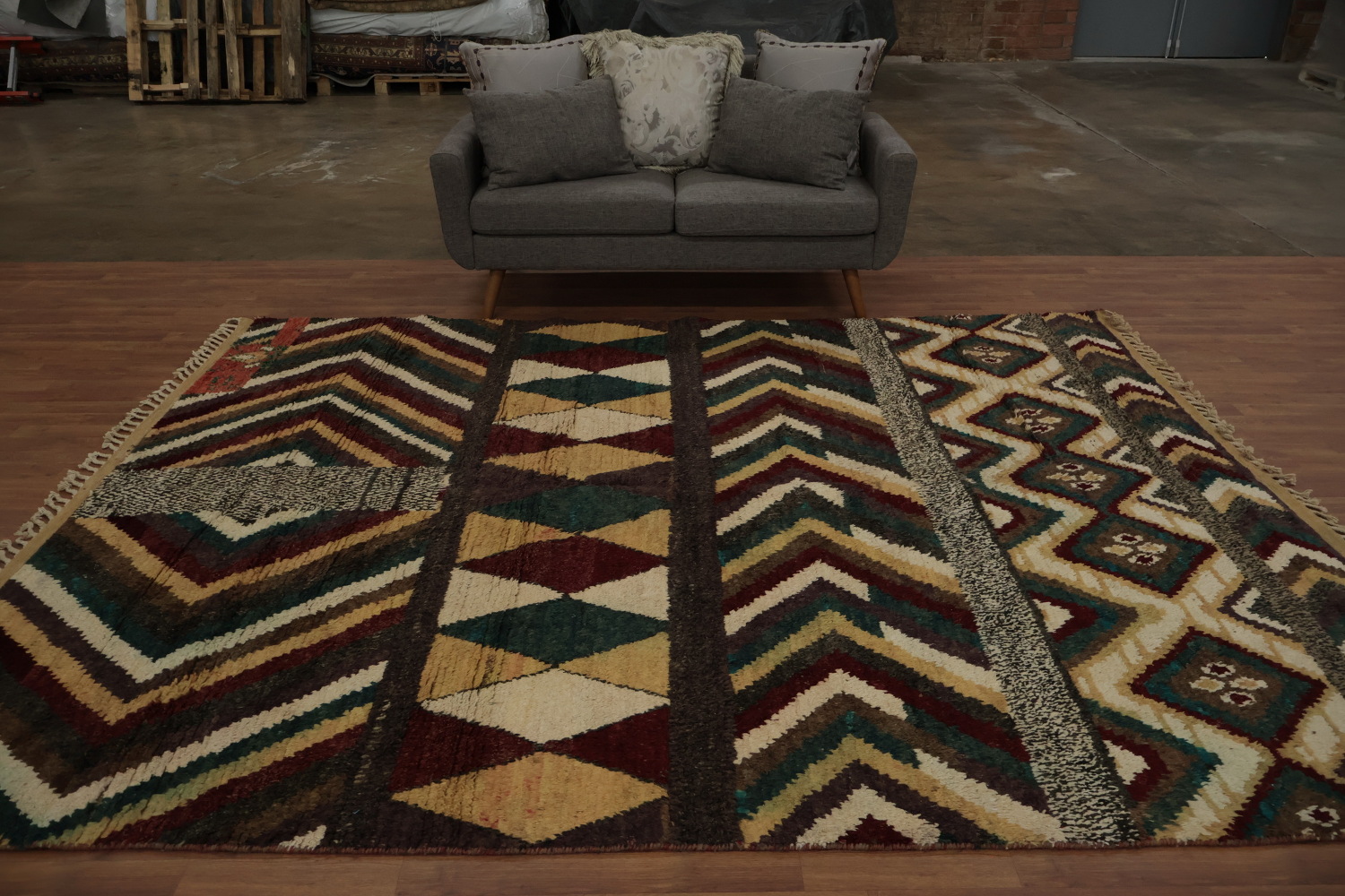 Enhance Your Home with Ethnic-Inspired Moroccan Wool Area Rug 8x11