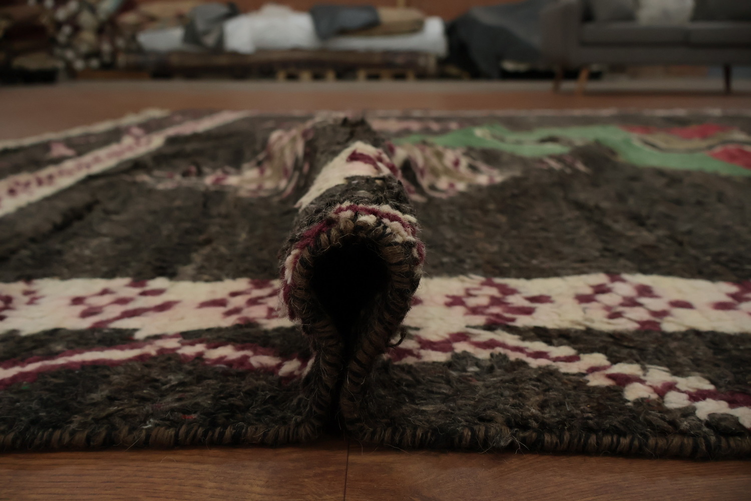Tribal Moroccan Wool Area Rug 8x11