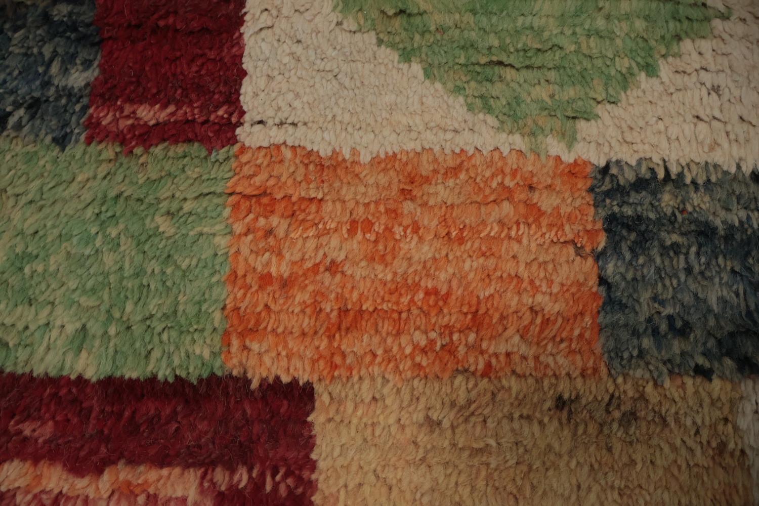 Vibrant Multicolor Moroccan Area Rug 7x11 Perfect for Living Room