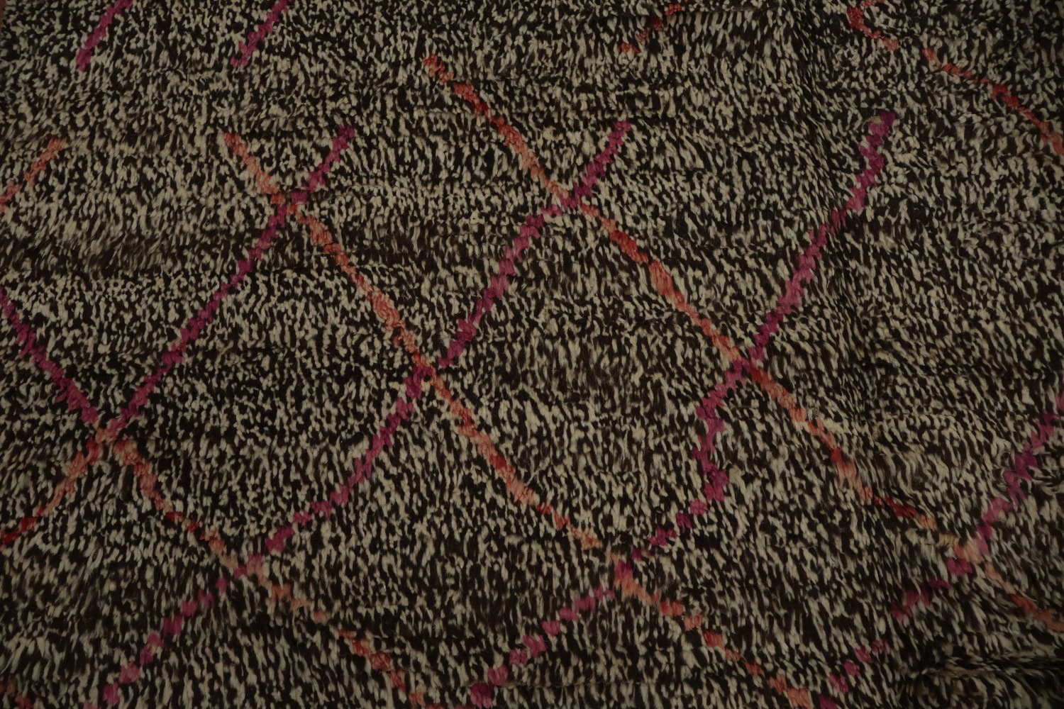Handmade Moroccan Wool Area Rug 6x10 with Intricate Design Details