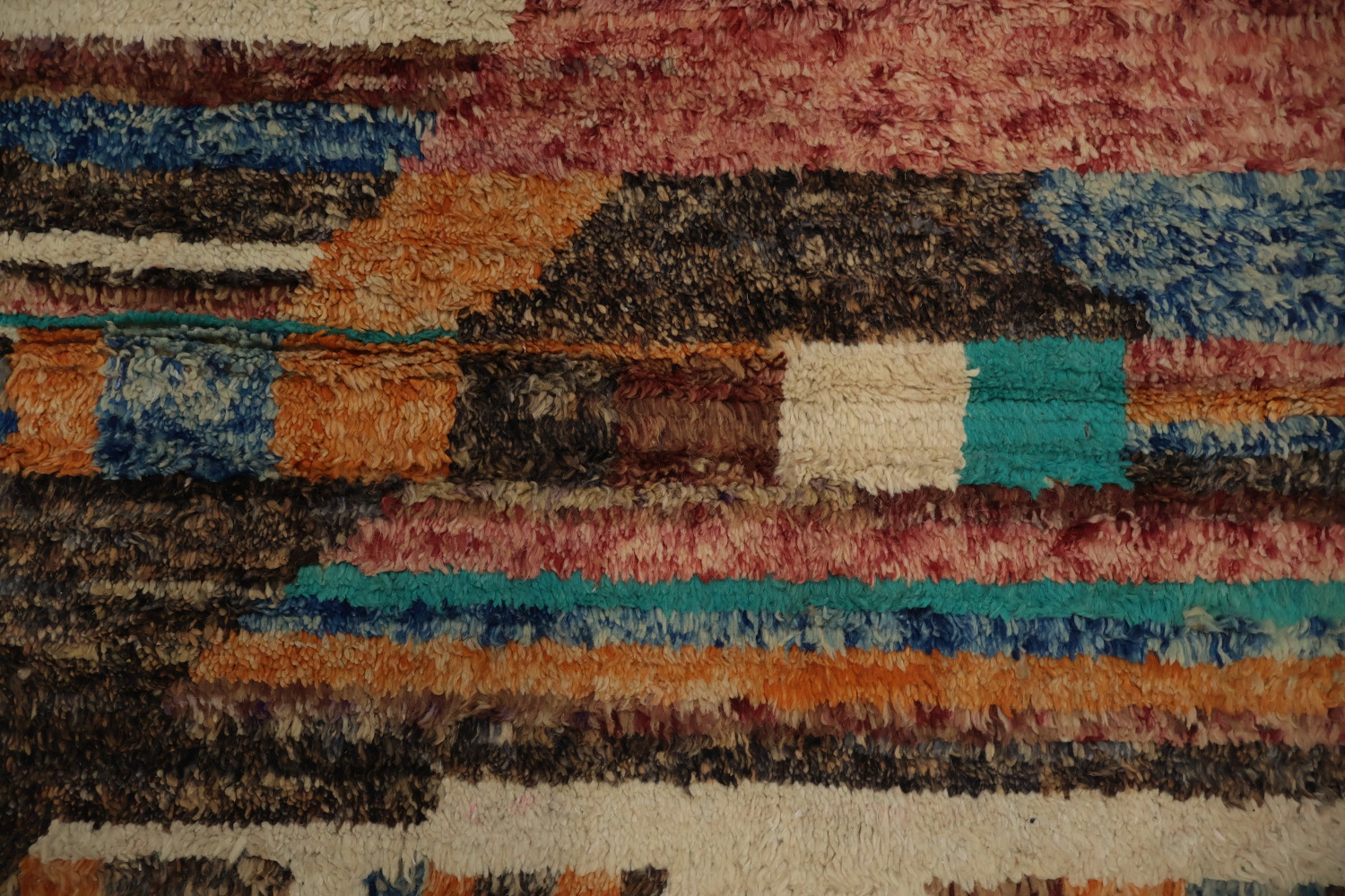 Abstract Moroccan Wool Area Rug 9x13 Perfect for Contemporary Decor