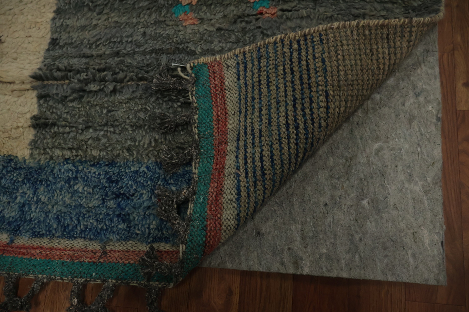 Abstract Moroccan Large Rug 12x16 with Vibrant Geometric Patterns