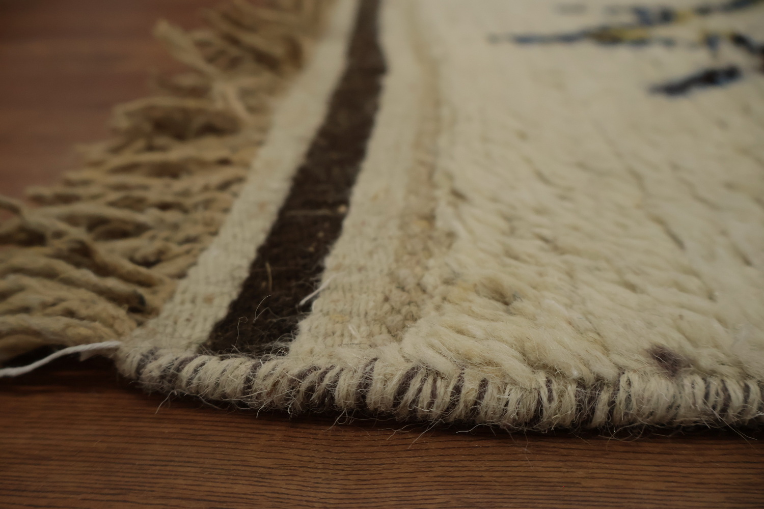 Rustic Charm Handmade Moroccan Wool Area Rug 6x10
