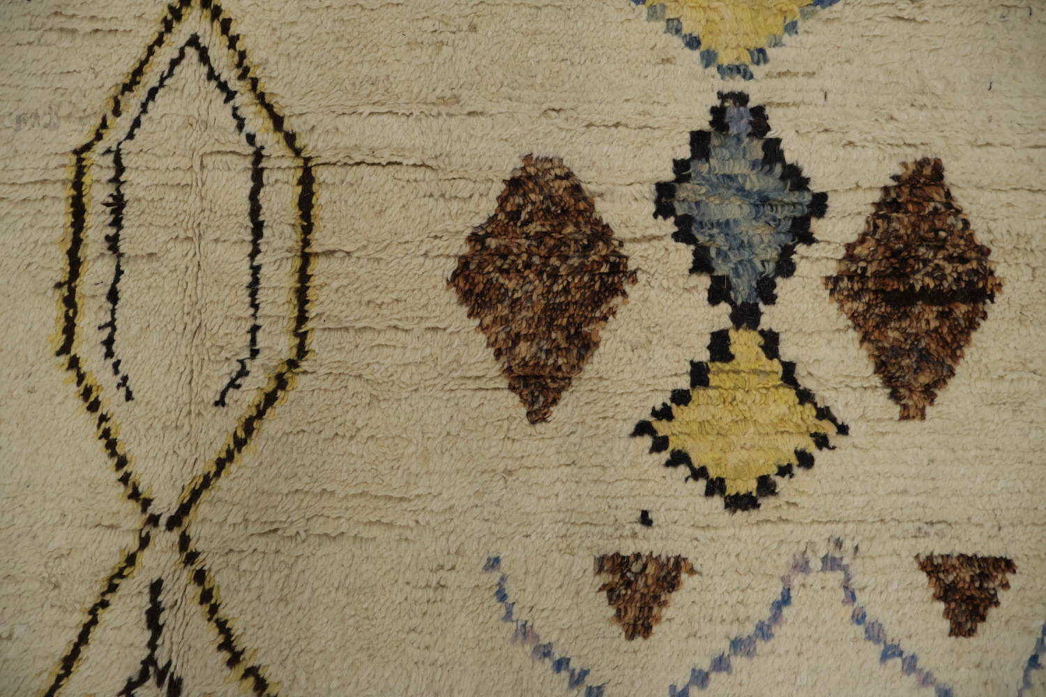Rustic Charm Handmade Moroccan Wool Area Rug 6x10