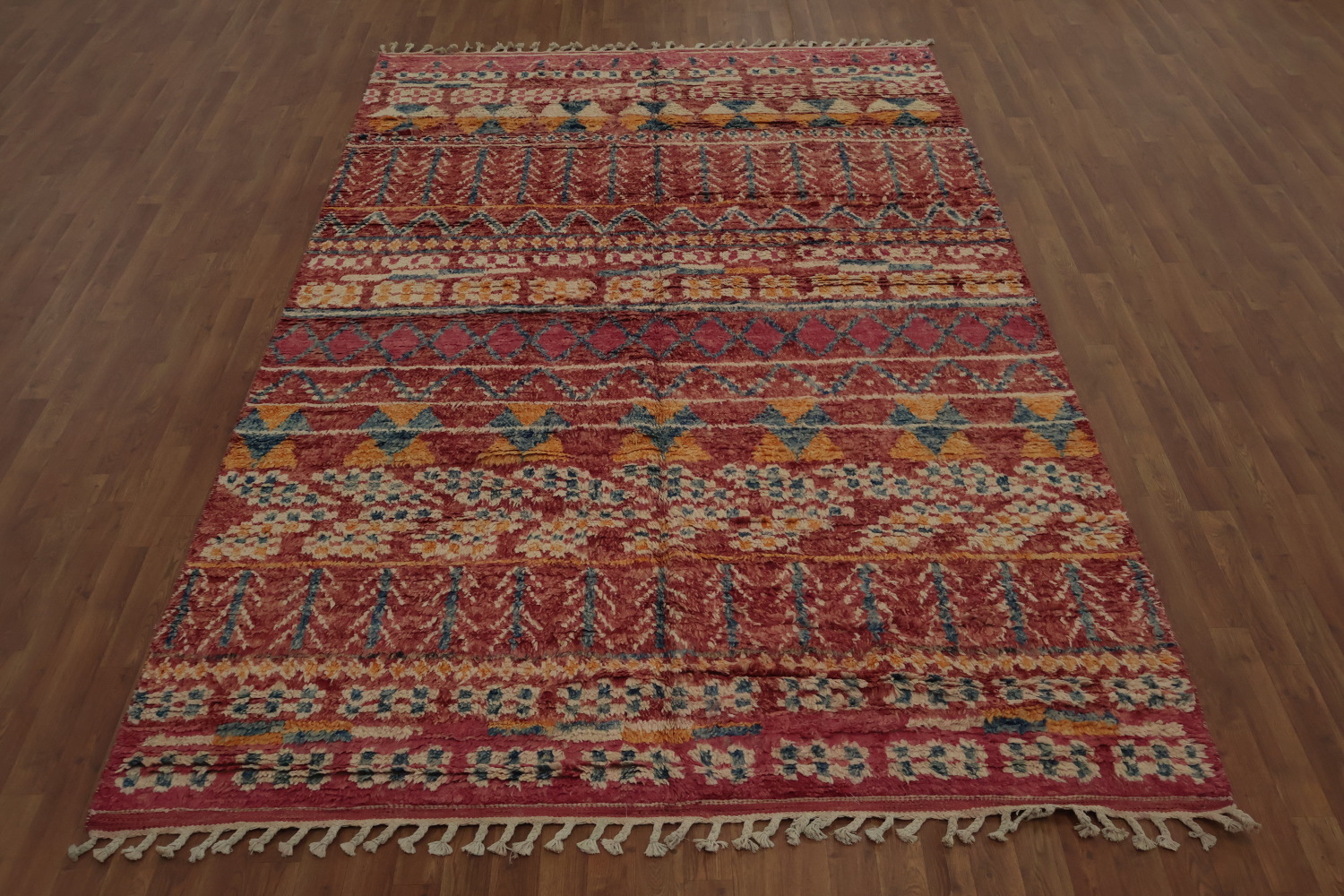 Tribal Moroccan Handmade Area Rug 7x11