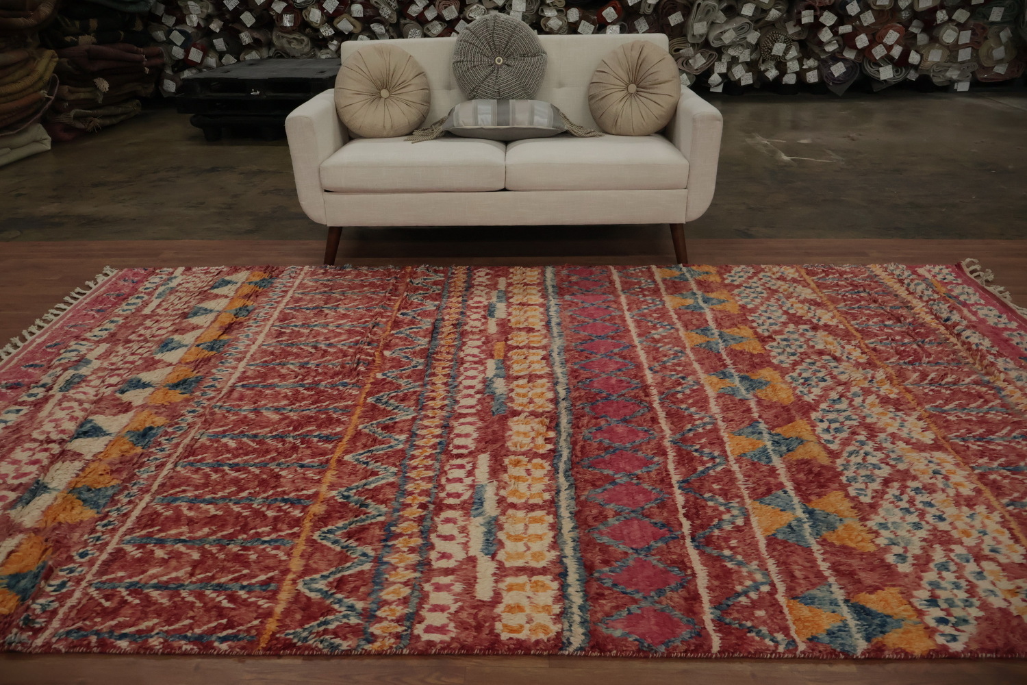 Tribal Moroccan Handmade Area Rug 7x11