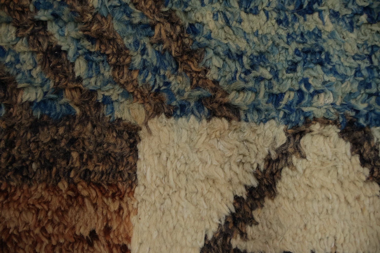 Tribal Moroccan Wool Area Rug 7x11