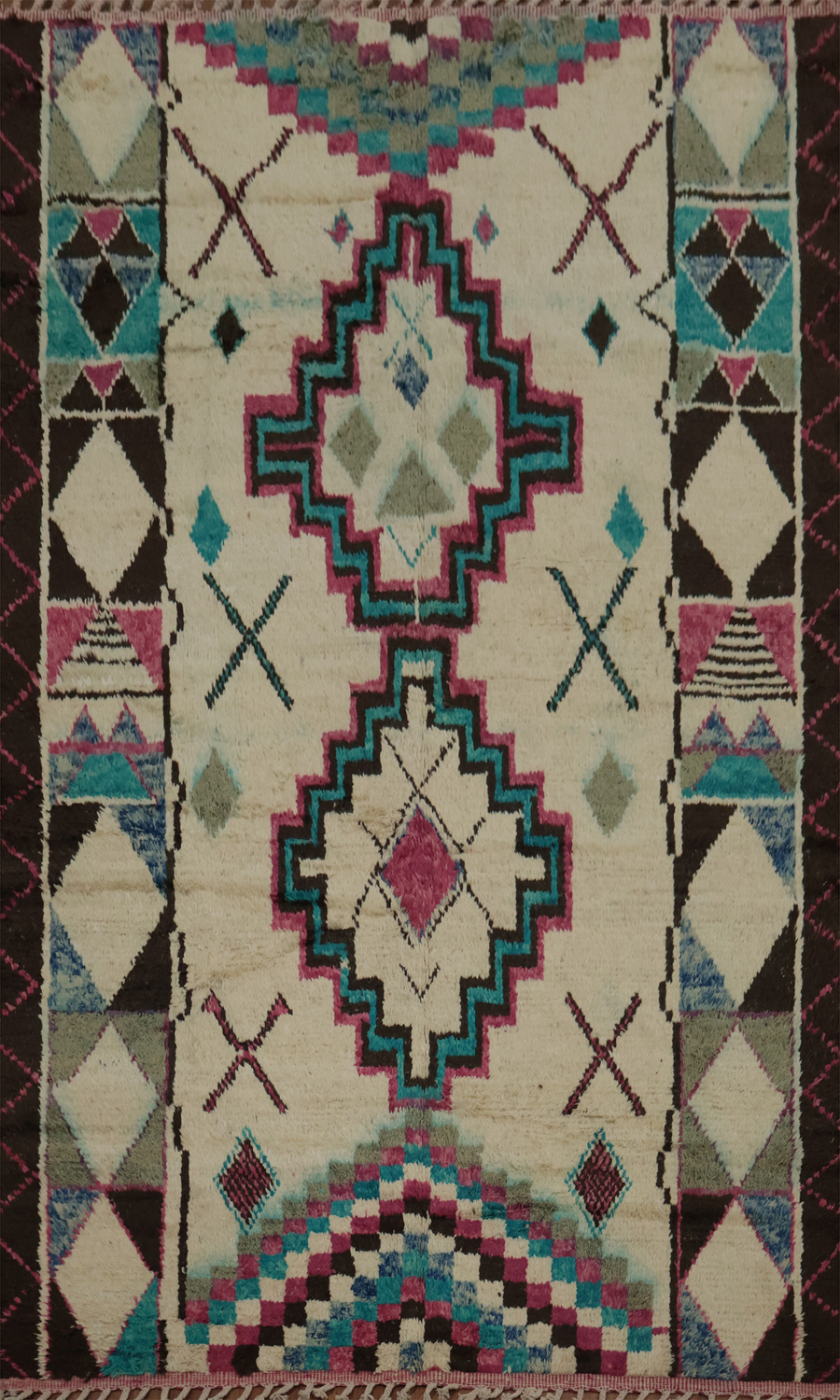 Tribal Moroccan Handmade Area Rug 7x11
