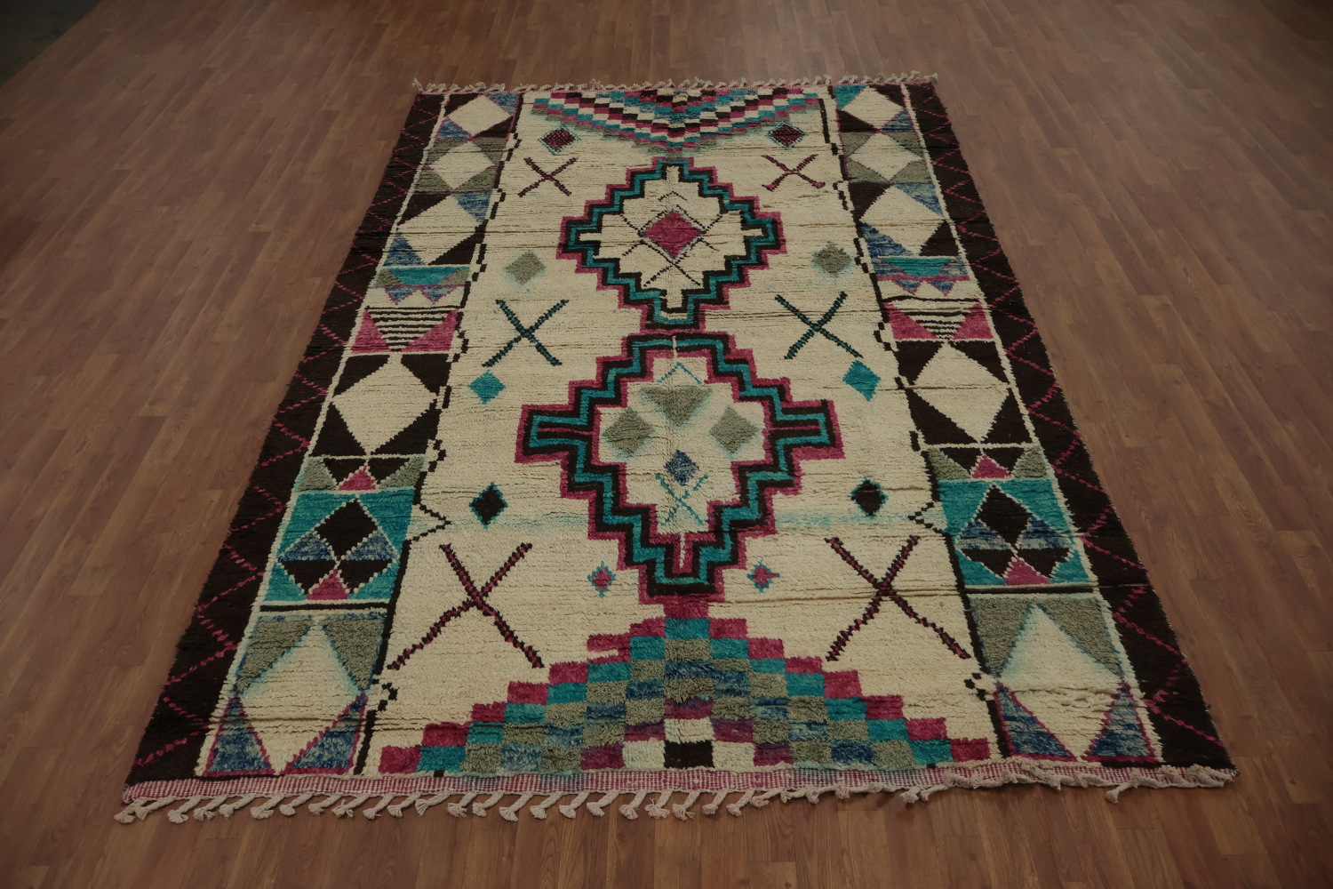 Tribal Moroccan Handmade Area Rug 7x11