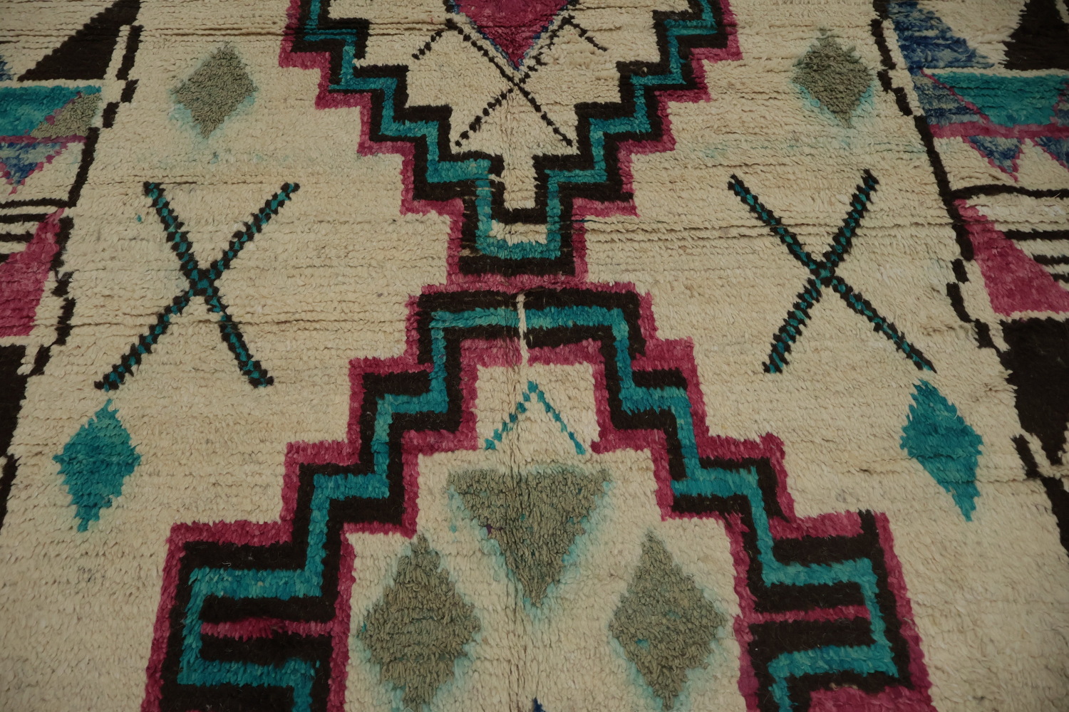 Tribal Moroccan Handmade Area Rug 7x11