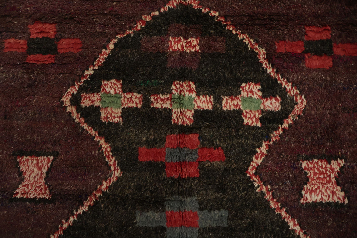 Rustic Textile Artistry Geometric Moroccan Area Rug 6x10