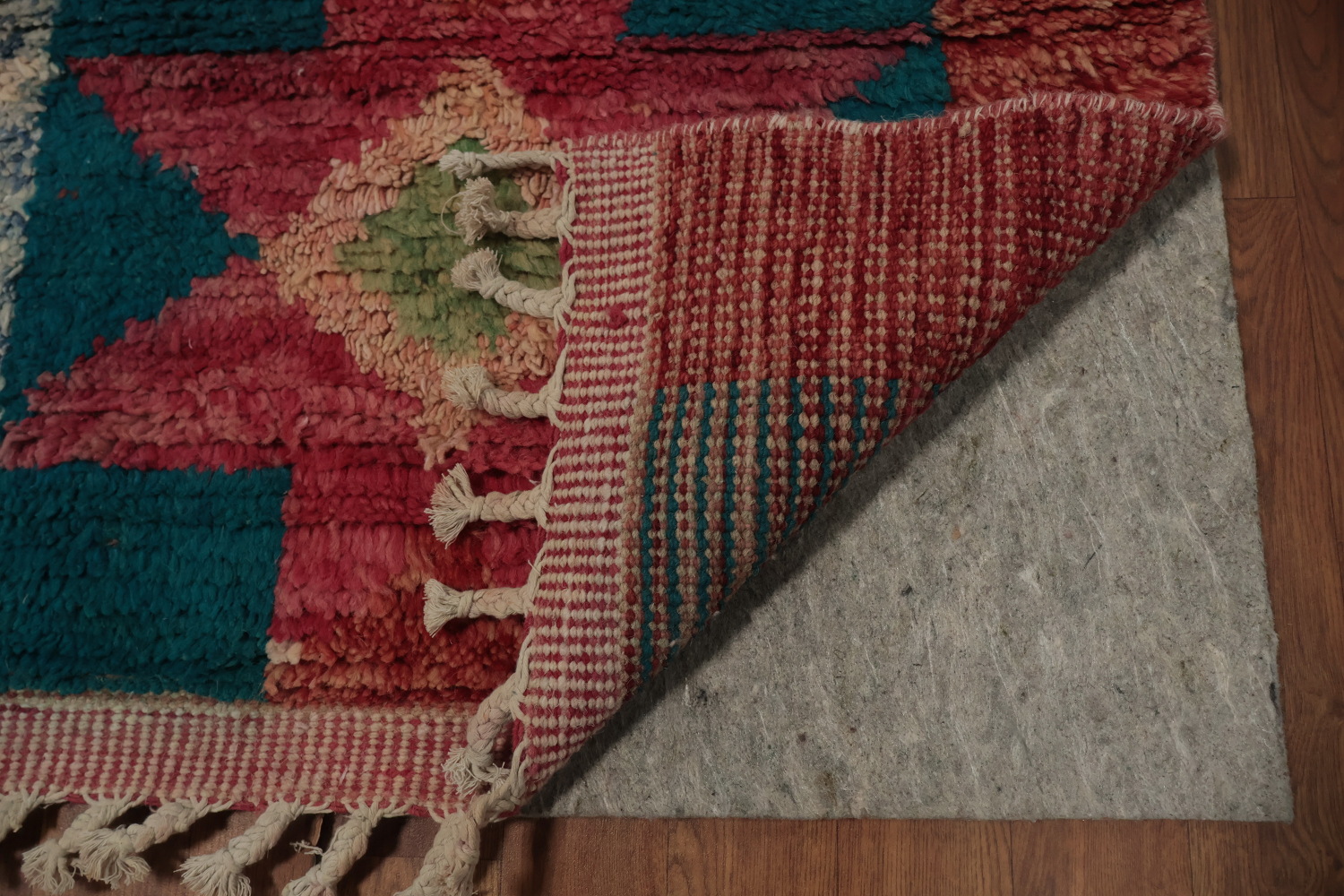 Vibrant Geometric Moroccan Area Rug 8x11 with Bold Color Accents
