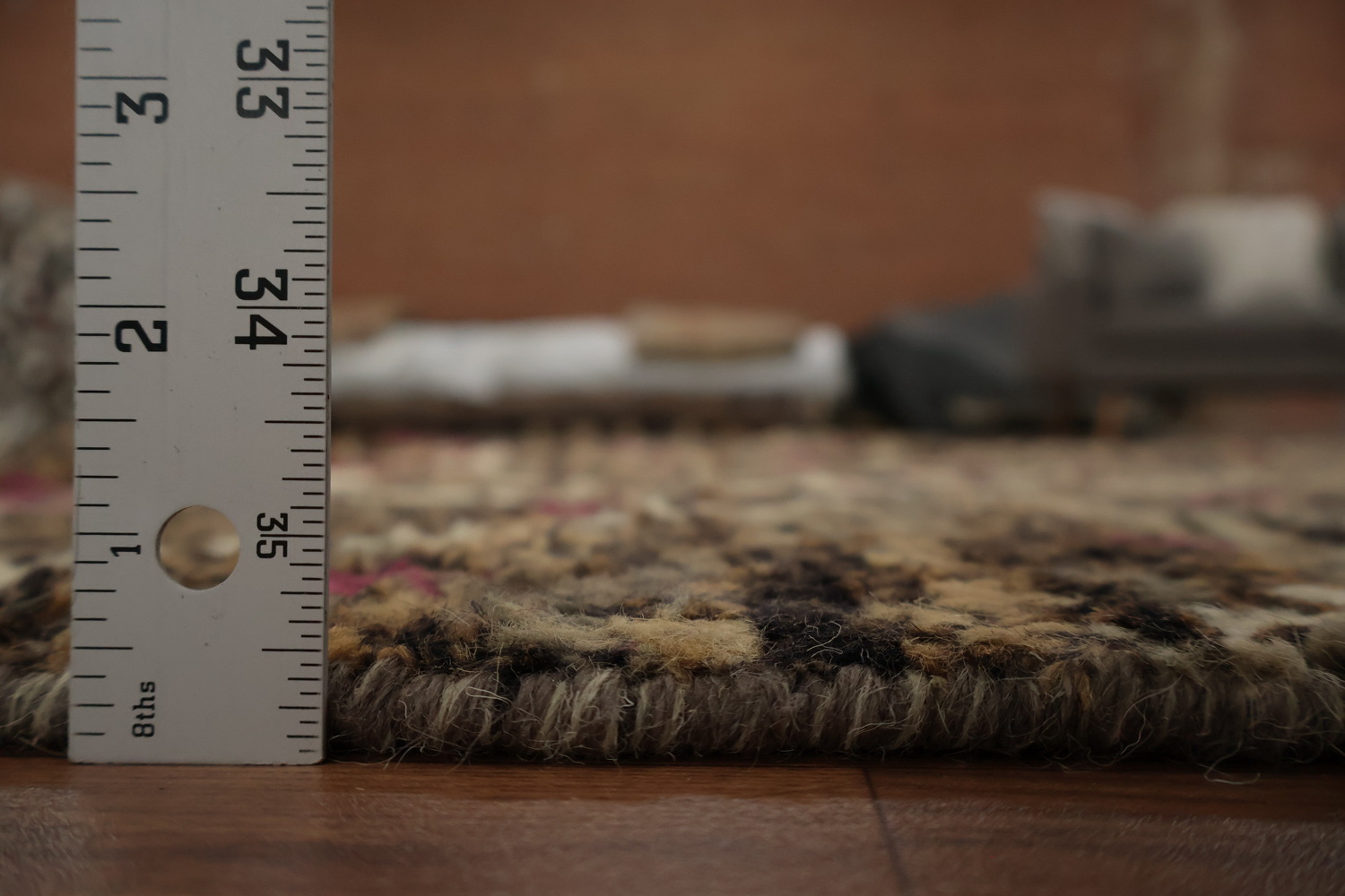 Moroccan Area Rug 6x10 Unique Geometric Design in Earthy Colors