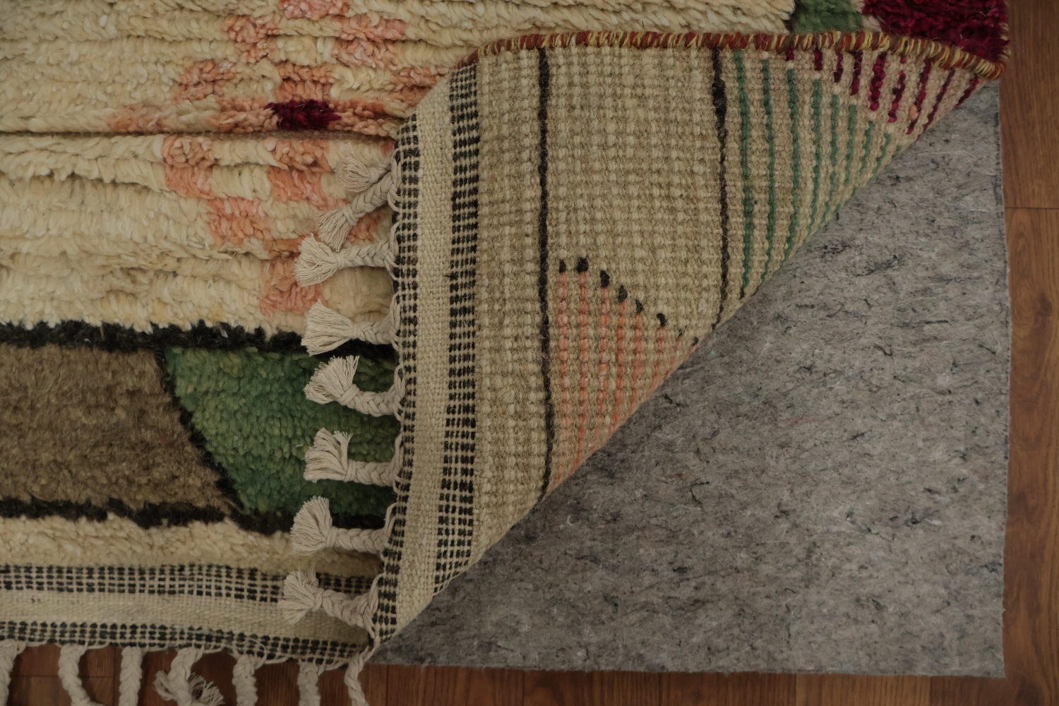 Artisan Crafted Geometric Tribal Moroccan Wool Area Rug 8x11