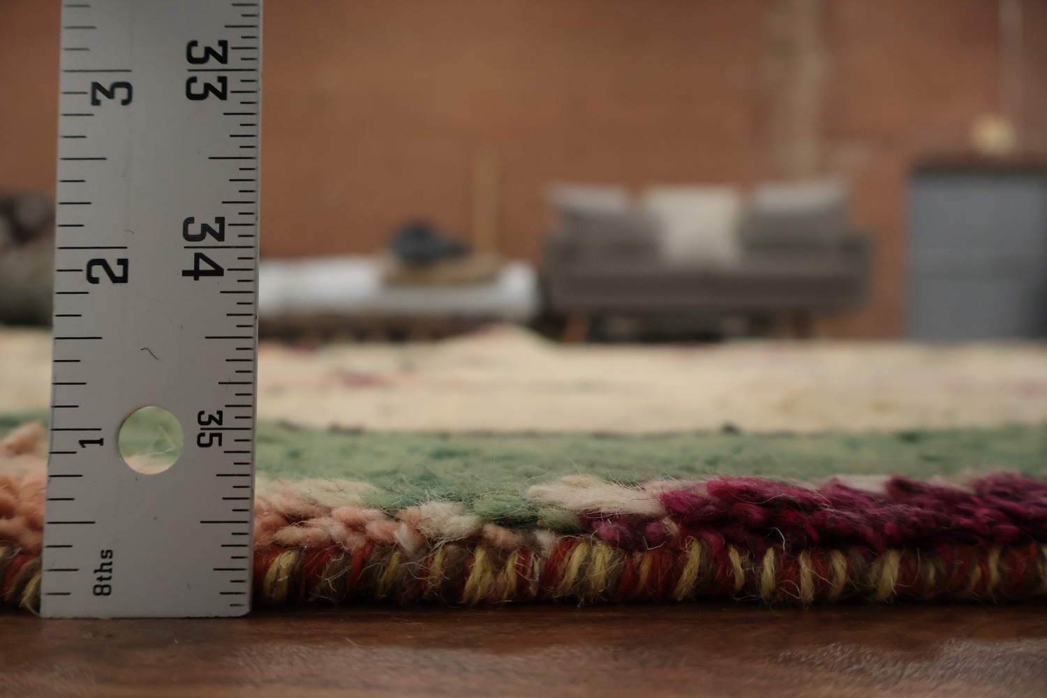 Artisan Crafted Geometric Tribal Moroccan Wool Area Rug 8x11