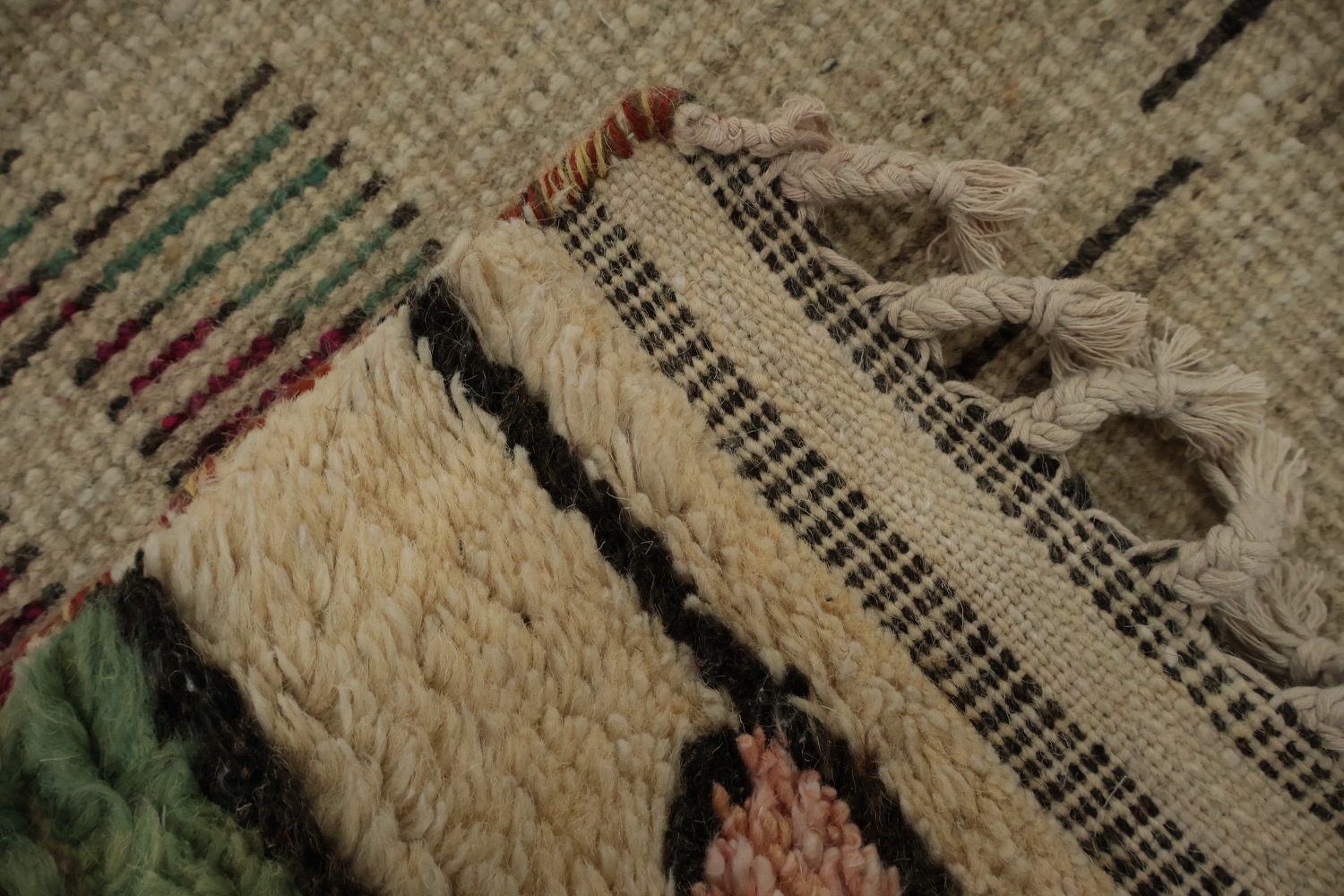 Artisan Crafted Geometric Tribal Moroccan Wool Area Rug 8x11