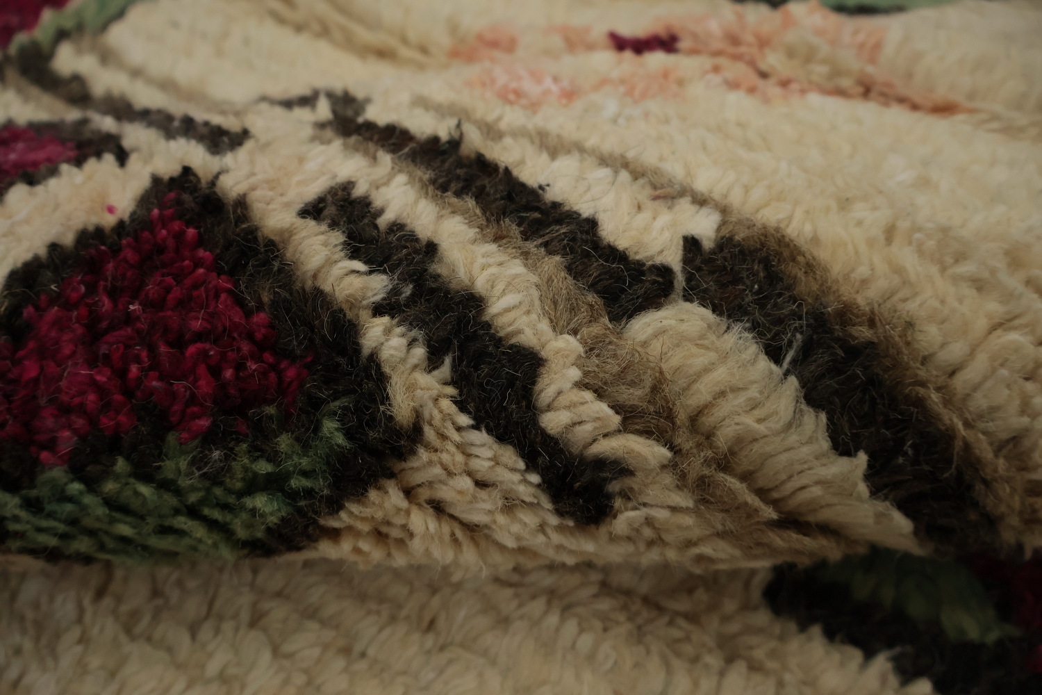 Artisan Crafted Geometric Tribal Moroccan Wool Area Rug 8x11