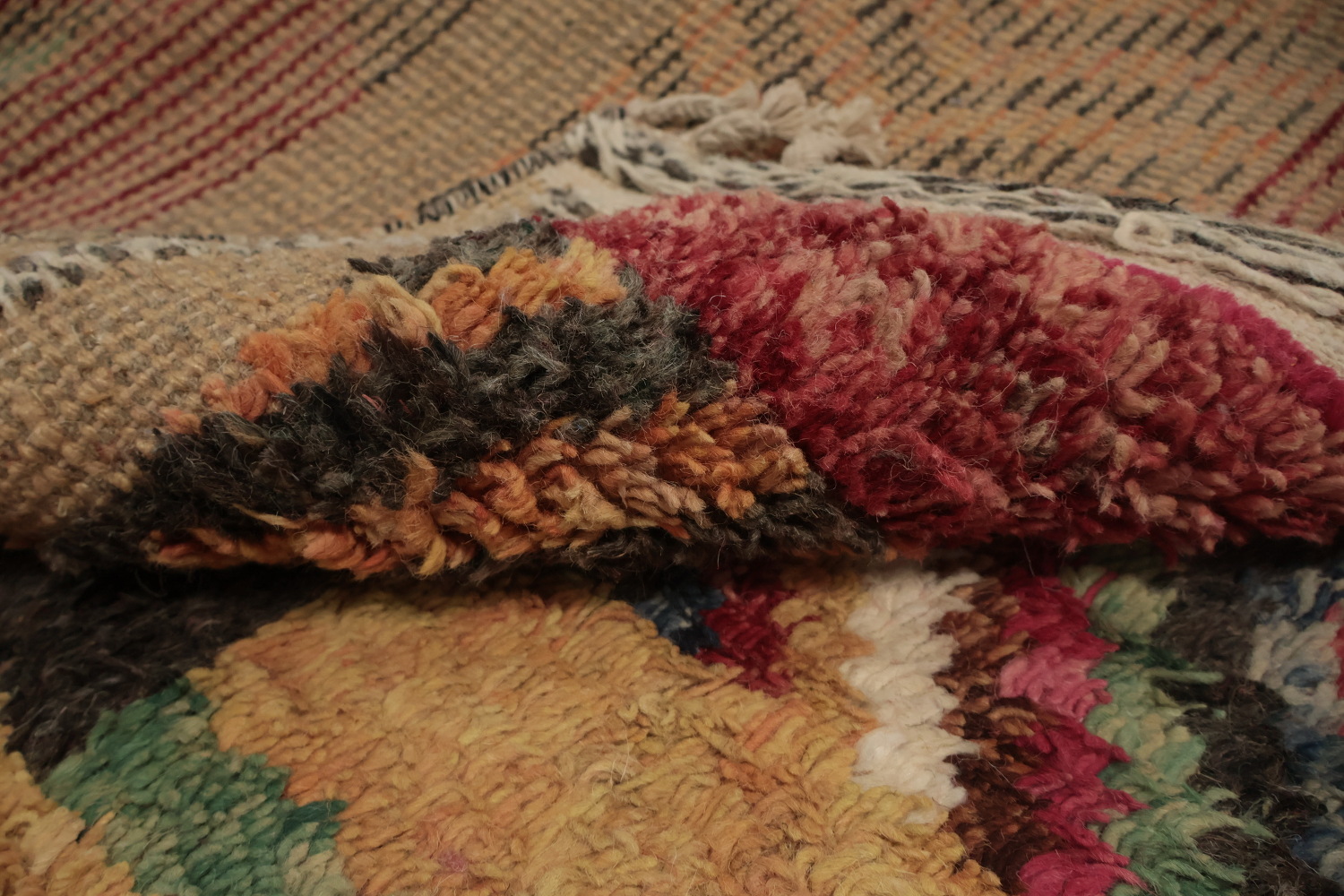 Vibrant Geometric Colorful Moroccan Large Area Rug 9x13