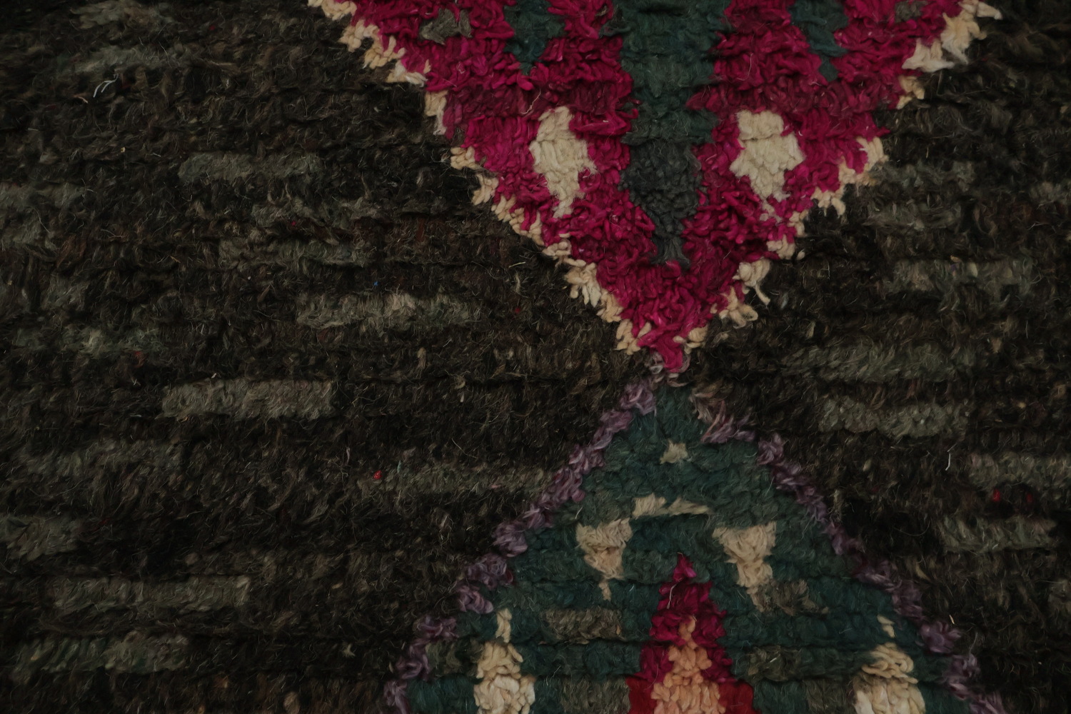 Elegant Moroccan Large Rug 12x16 with Vibrant Multi-Color Diamonds