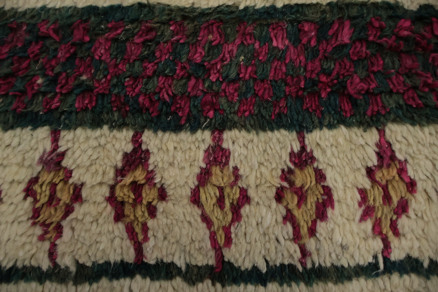 Artistic Moroccan Rug Displaying Geometric and Aviation Symbols 9x13