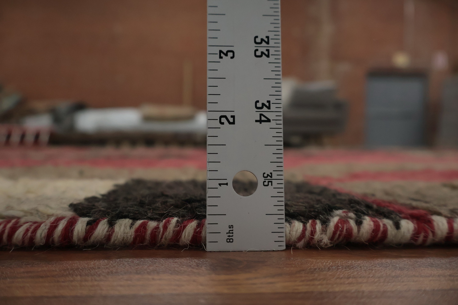 Artistic Bohemian Moroccan Area Rug 8x11 with Asymmetrical Patterns