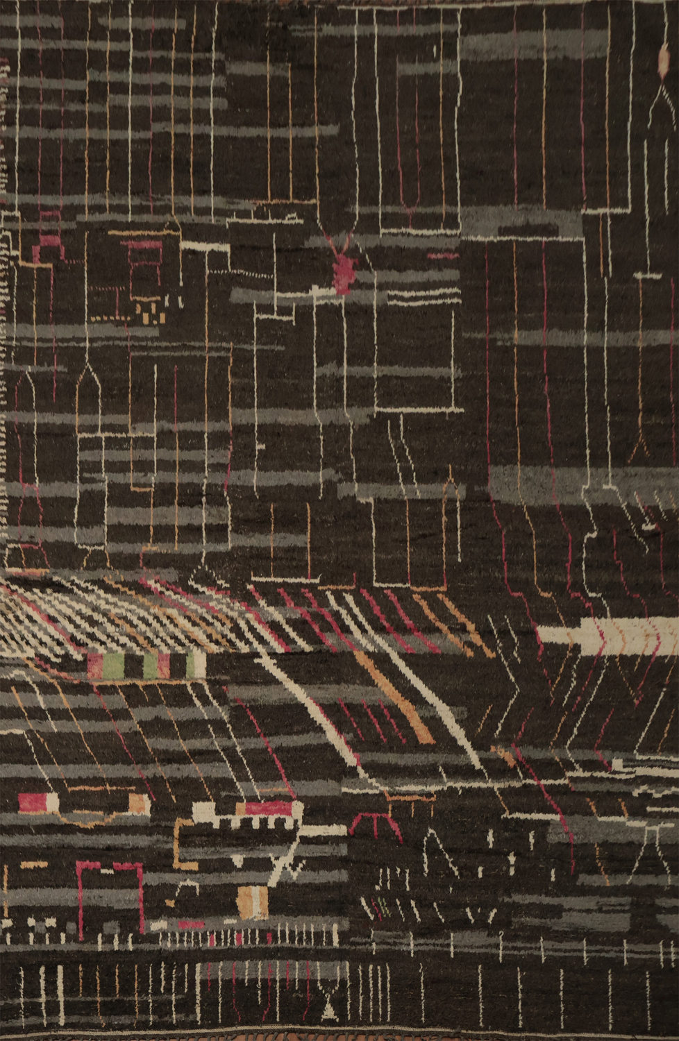 Chic Abstract Moroccan Large Rug 12x16 Urban Style for Your Home