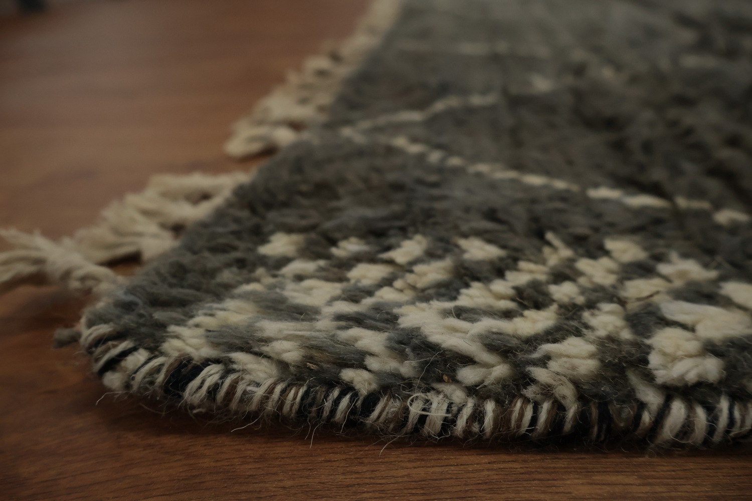Trellis Moroccan Wool Handmade Rug 10x15