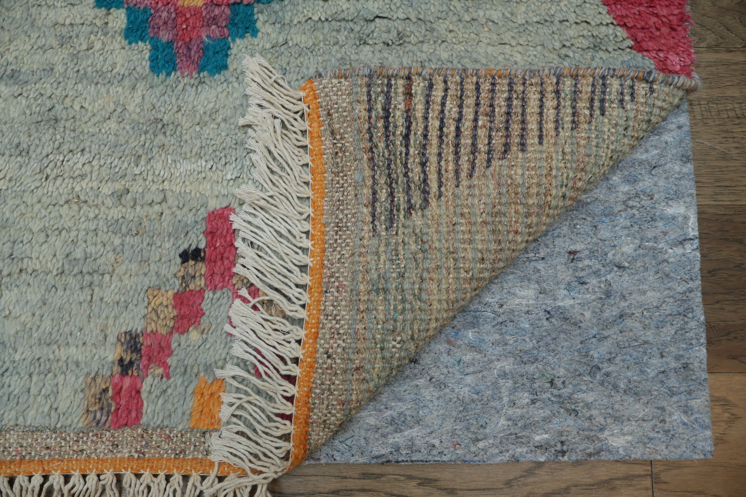 Colorful Abstract Geometric Moroccan Rug for Modern Home Decor 7x10