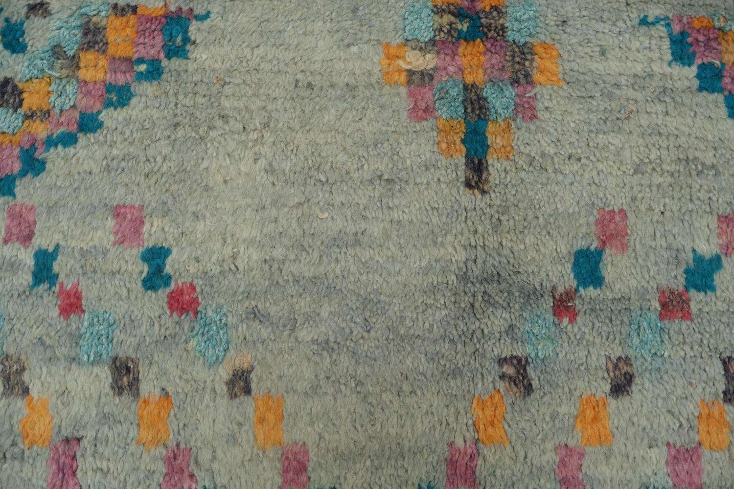 Colorful Abstract Geometric Moroccan Rug for Modern Home Decor 7x10