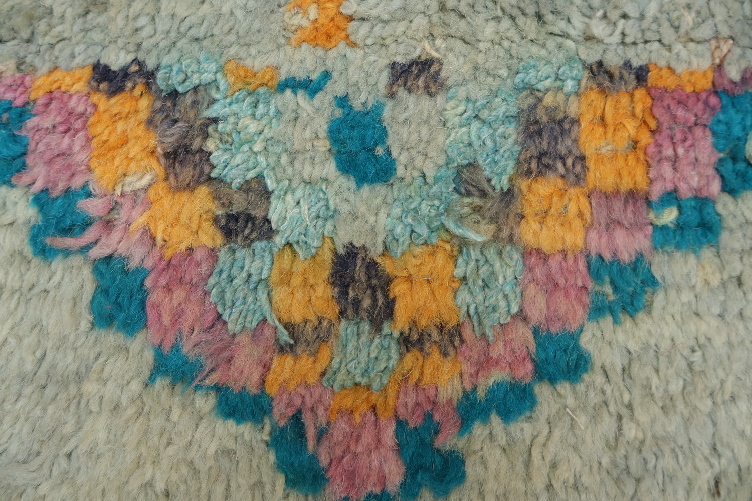 Colorful Abstract Geometric Moroccan Rug for Modern Home Decor 7x10